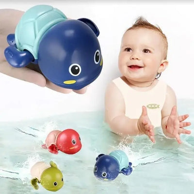 Cute Swimming Turtle Bath Toys for Kids Wind Up Toys for 1 Year Old Kids v2jvhw-e0